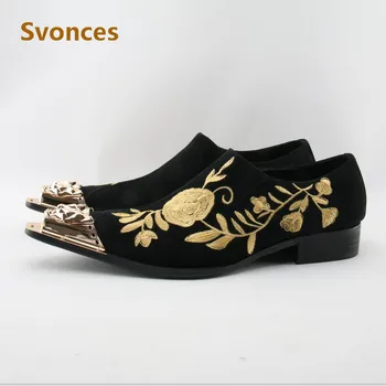 2018Fashion Mens Shoes Luxury Embroidery Slip-on Designer Laofers Shoes Men Casual Flats Shoes Metal Toe Brand Chaussures Hommes
2018Fashion Mens Shoes Luxury Embroidery Slip-on Designer Laofers Shoes Men Casual Flats Shoes Metal Toe Brand Chaussures Hommes