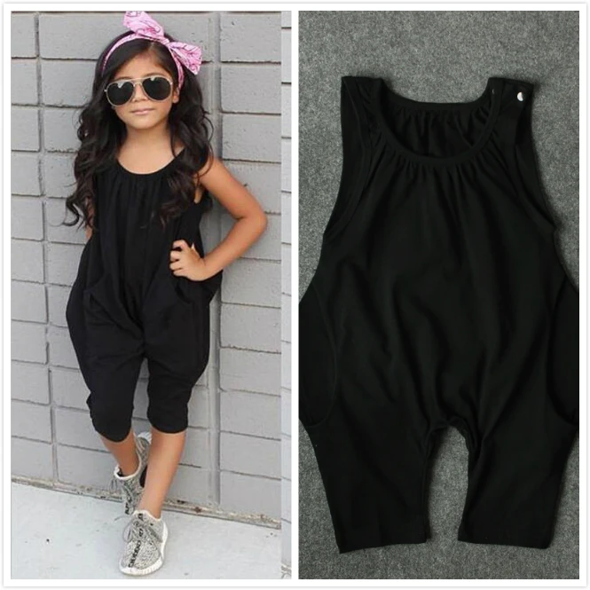 Summer Black Baby Girl Overalls Toddler Girl Jumpsuit For Girls Kids Clothes 12M-5T
Summer Black Baby Girl Overalls Toddler Girl Jumpsuit For Girls Kids Clothes 12M-5T