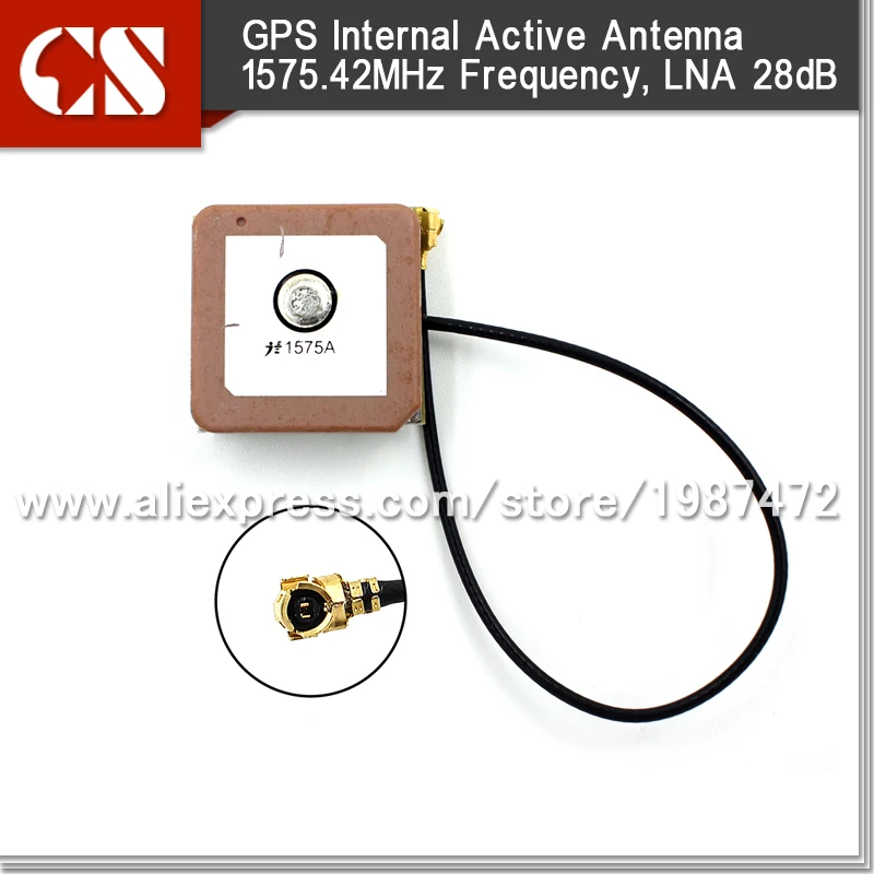 Фото Бесплатная доставка gps антенны Внутренняя антенна с 100 мм длина кабеля | Мобильные
