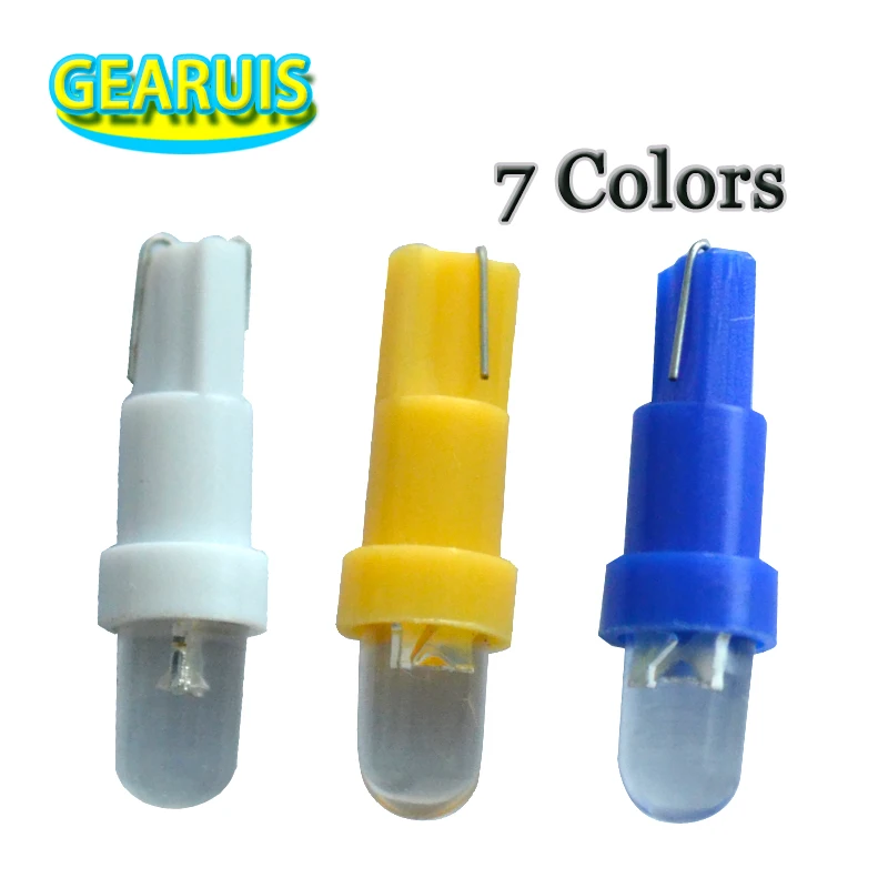 100pcs Free shipping Car T5 37 58 70 73 74 F3 Gauge Dashboard Wedge LED Light Lamp Bulb DC12V White Red Blue Yellow Green 12V
100pcs Free shipping Car T5 37 58 70 73 74 F3 Gauge Dashboard Wedge LED Light Lamp Bulb DC12V White Red Blue Yellow Green 12V