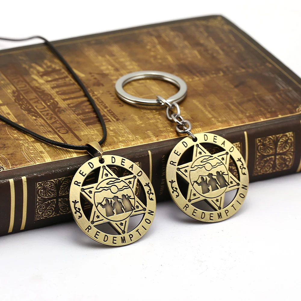 Game Red Dead Redemption 2 Keychain Necklace Metal Keyring Chain Pendant For Men Car Women Bag Jewelry
Game Red Dead Redemption 2 Keychain Necklace Metal Keyring Chain Pendant For Men Car Women Bag Jewelry