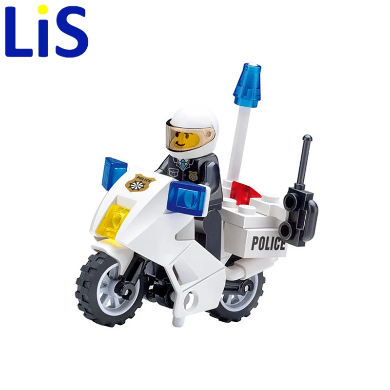 Lis ENLIGHTEN City Police Motorcycle Patrol Building Blocks Sets Bricks Model Kids Toys Compatible
Lis ENLIGHTEN City Police Motorcycle Patrol Building Blocks Sets Bricks Model Kids Toys Compatible