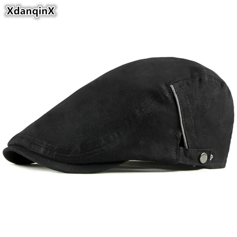 XdanqinX Men's Fashion Simple Beret British Vintage Cotton Tongue Caps Adjustable Head Size Women's Hats Snapback Cap Couple Hat
XdanqinX Men's Fashion Simple Beret British Vintage Cotton Tongue Caps Adjustable Head Size Women's Hats Snapback Cap Couple Hat