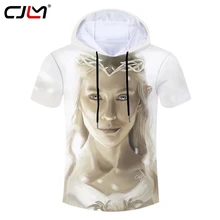 CJLM футболки с капюшоном Мужская Горячая o образным вырезом