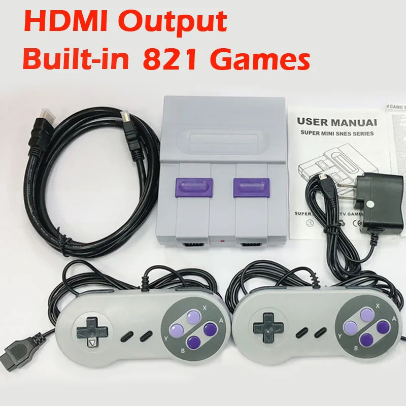 10pcs/lot TV Game Console HDMI Output 8Bit Retro Video Game Console Built-In 821 Different Classic Games Handheld Gaming Player
10pcs/lot TV Game Console HDMI Output 8Bit Retro Video Game Console Built-In 821 Different Classic Games Handheld Gaming Player