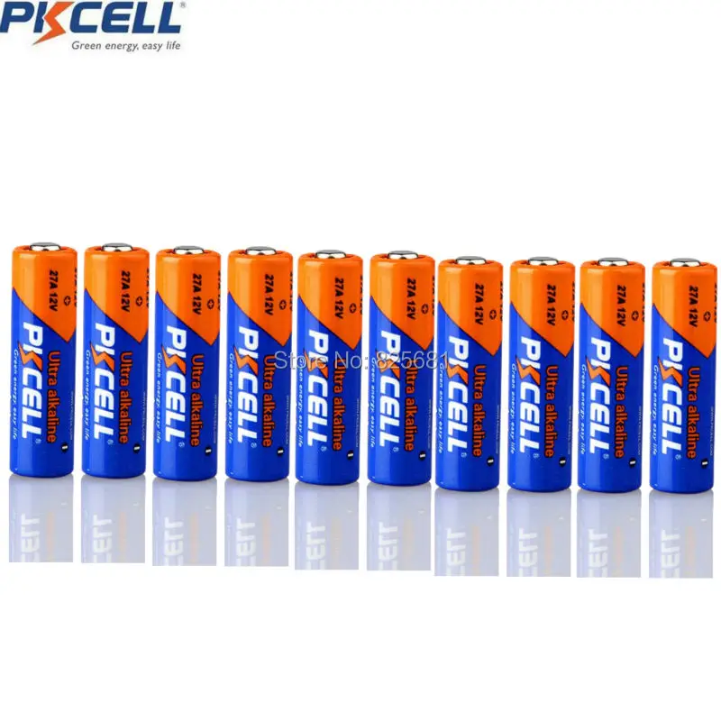 40PCS PKCELL 27A For MN27 27A A27 L828 Super Alkaline Singleuse Battery Model 12V Doorbell Remote Control Flashlight
40PCS PKCELL 27A For MN27 27A A27 L828 Super Alkaline Singleuse Battery Model 12V Doorbell Remote Control Flashlight
