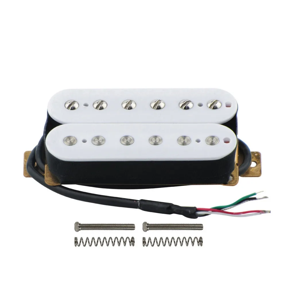 FLEOR Pickup Bridge Humbucker Pickup Electric Guitar Pickup Ceramic Magnet Passive Pickup White Guitar Parts Accessories
FLEOR Pickup Bridge Humbucker Pickup Electric Guitar Pickup Ceramic Magnet Passive Pickup White Guitar Parts Accessories
