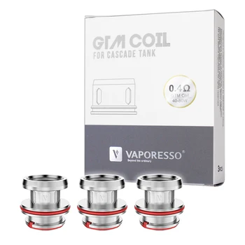 Authentic Vaporesso GTM 2 Replacement 0.4 ohm Coil 40-80W 3pcs for Cascade Tank Atomizer
Authentic Vaporesso GTM 2 Replacement 0.4 ohm Coil 40-80W 3pcs for Cascade Tank Atomizer