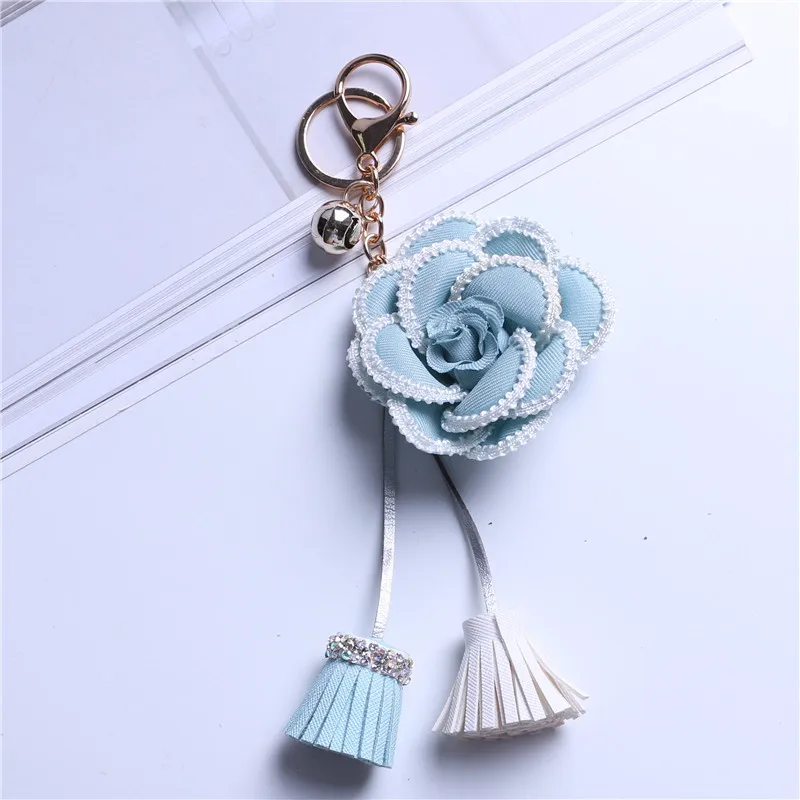 Lace Flower Key Chain Crystal Leather Tassel Keyring Bag Buckle HandBag Pendant For Car Keyrings KeyChains Accessories Chaveiro
Lace Flower Key Chain Crystal Leather Tassel Keyring Bag Buckle HandBag Pendant For Car Keyrings KeyChains Accessories Chaveiro