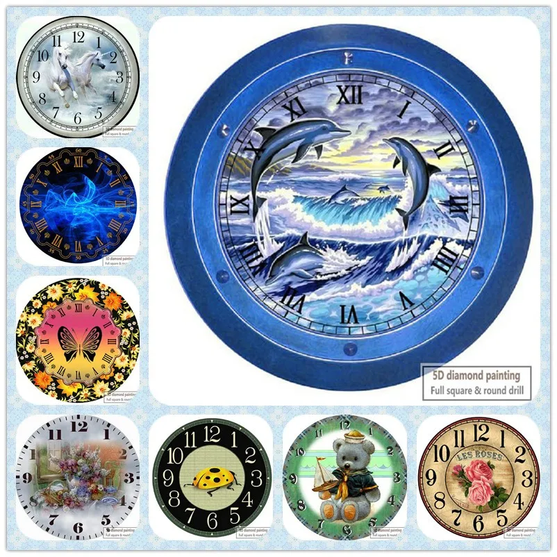 New 25 styles 5d diamond painting wall clock animal horse dog bird icon 3d diamond embroidery diamond mosaic clock
New 25 styles 5d diamond painting wall clock animal horse dog bird icon 3d diamond embroidery diamond mosaic clock
