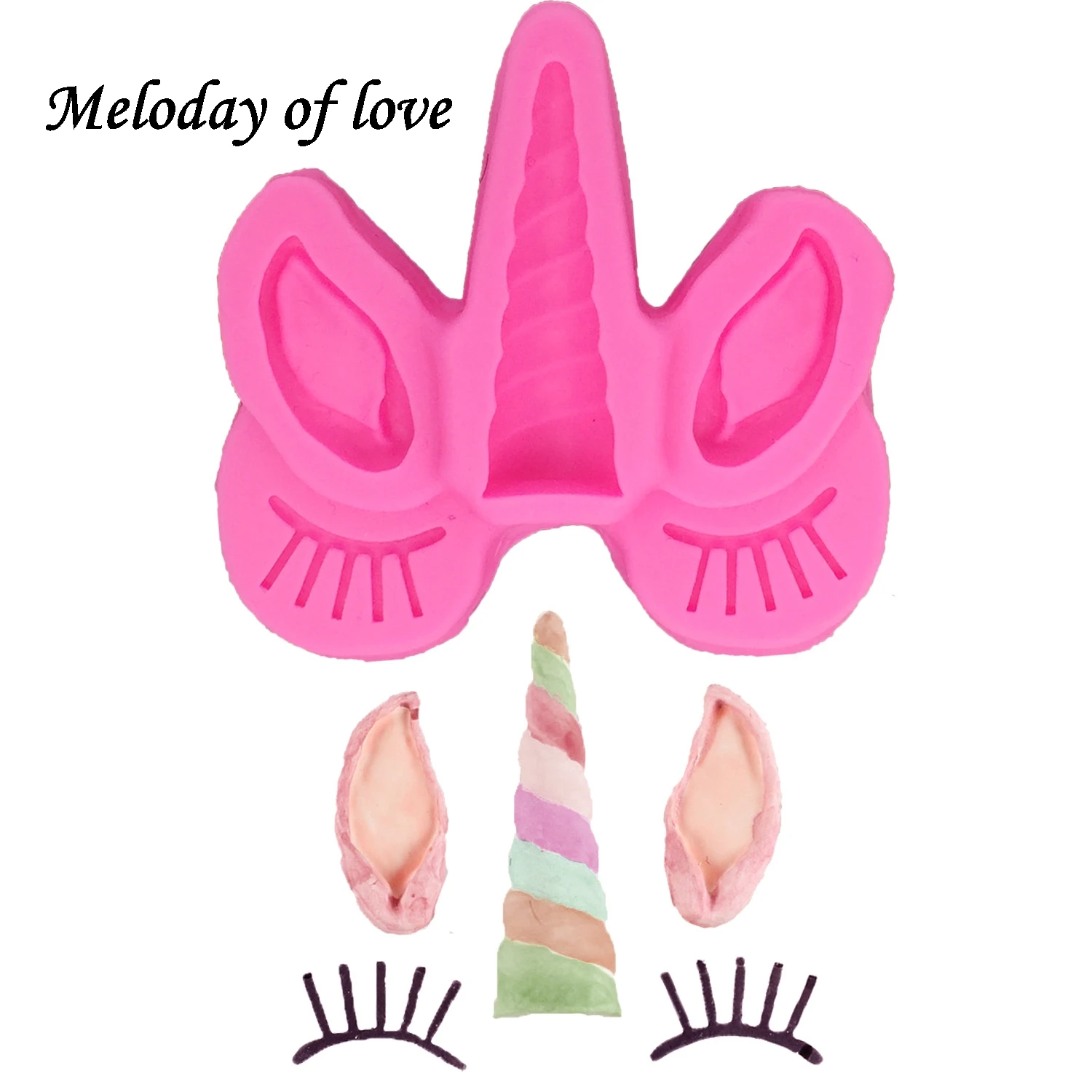 Unicorn Ear Eye baby Birthday Cake Decorating Tools Silicone Mold Fondant Mould Gumpaste Sugarcraft Kitchen Accessories T1309
Unicorn Ear Eye baby Birthday Cake Decorating Tools Silicone Mold Fondant Mould Gumpaste Sugarcraft Kitchen Accessories T1309
