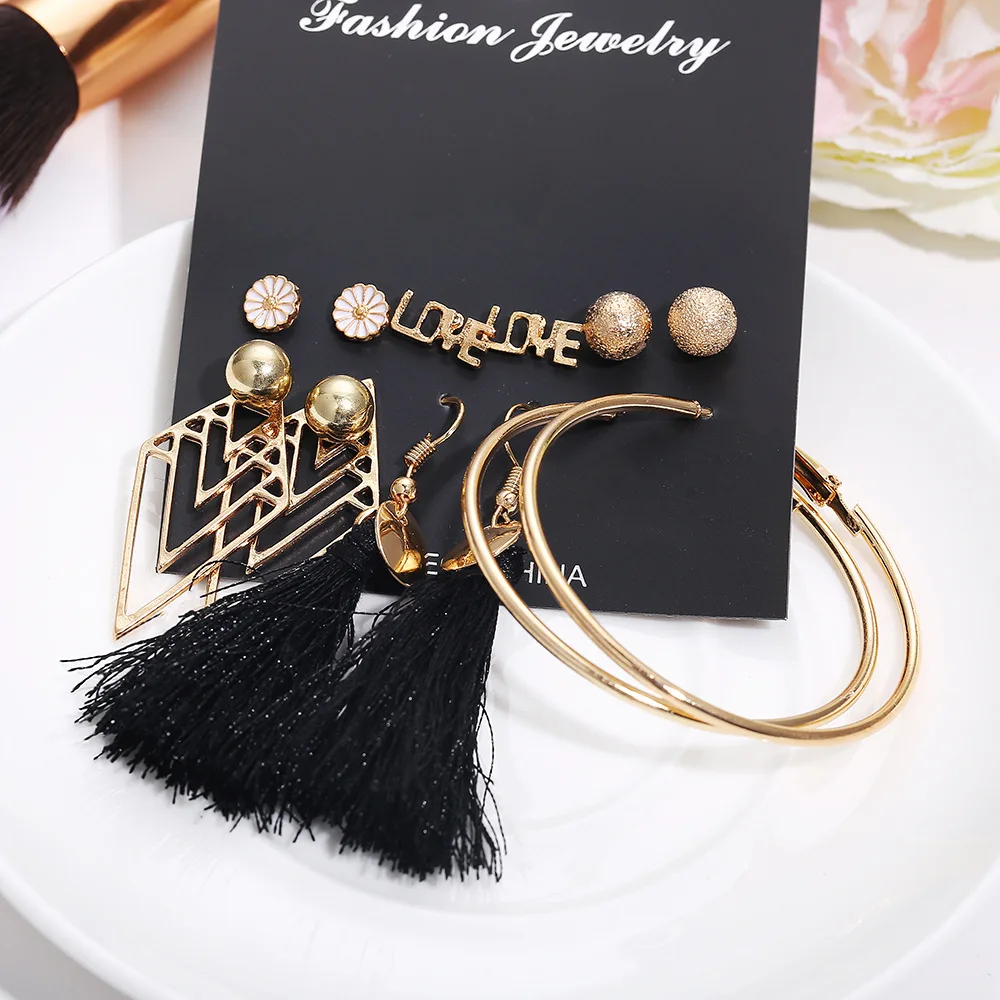 Yobest Rose Gold Color Long Tassel Stud Earrings Set Fashion Round Irregular Stainless Steel Earrings For Women Jewelry Gift
Yobest Rose Gold Color Long Tassel Stud Earrings Set Fashion Round Irregular Stainless Steel Earrings For Women Jewelry Gift