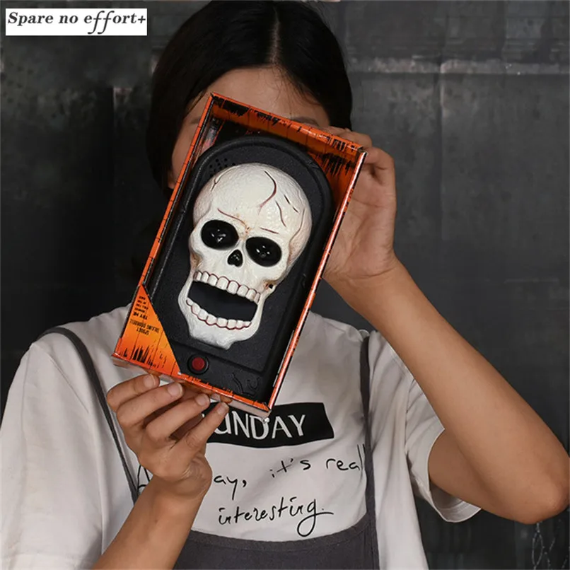 Halloween Horror Bell Decoration Skull Pumpink Witch Bell Glowing Eyes Doorbell Haunted House Door Decoration Electric Toys
Halloween Horror Bell Decoration Skull Pumpink Witch Bell Glowing Eyes Doorbell Haunted House Door Decoration Electric Toys