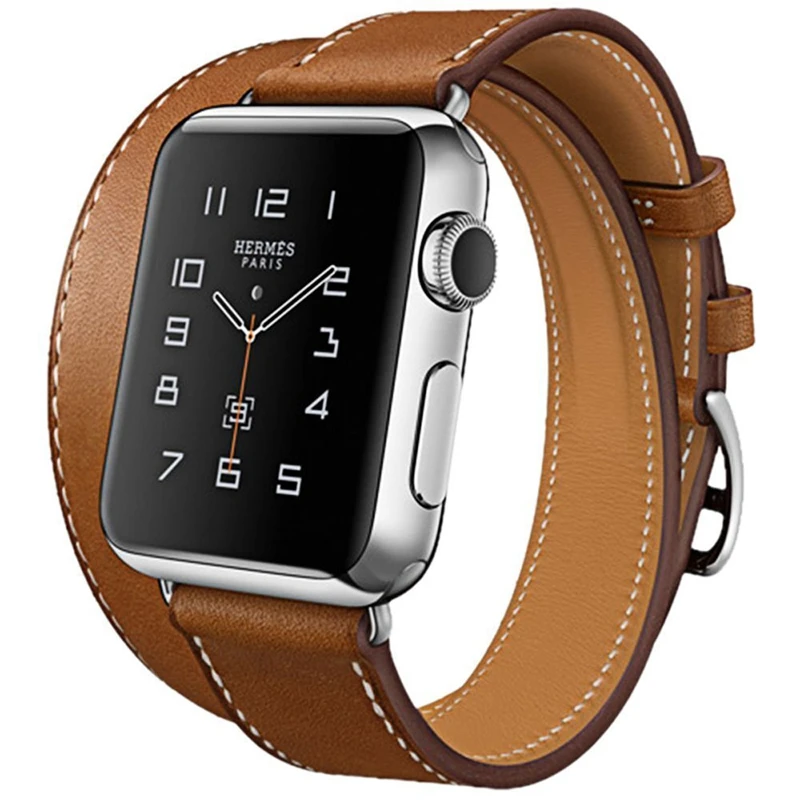 Double Tour Band for Apple Watch Series 4 3 2 1 Strap for iWatch Belt High Quality Genuine Leather Loop 38mm/40mm /42mm/44mm
Double Tour Band for Apple Watch Series 4 3 2 1 Strap for iWatch Belt High Quality Genuine Leather Loop 38mm/40mm /42mm/44mm