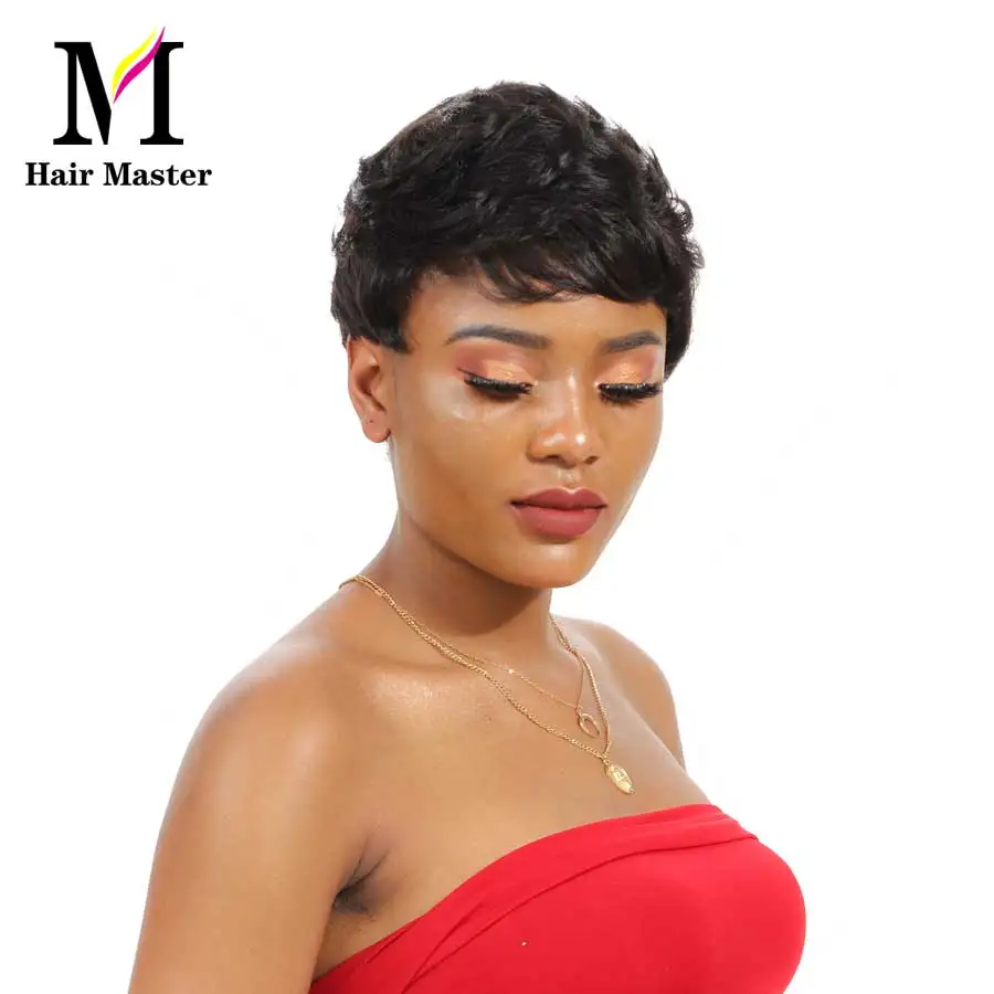 HAIR MASTER Short Wave Wigs Brazilian Remy Human Hair Short Bob Wigs For Woman Machine Glueless Wig Natural Color Nature Wave
HAIR MASTER Short Wave Wigs Brazilian Remy Human Hair Short Bob Wigs For Woman Machine Glueless Wig Natural Color Nature Wave