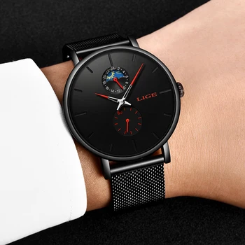 Relogio Masculino LIGE New Mens Watch Top Luxury Brand Casual Sport Quartz Watch Men Waterproof Chronograph All Steel Men Clock
Relogio Masculino LIGE New Mens Watch Top Luxury Brand Casual Sport Quartz Watch Men Waterproof Chronograph All Steel Men Clock