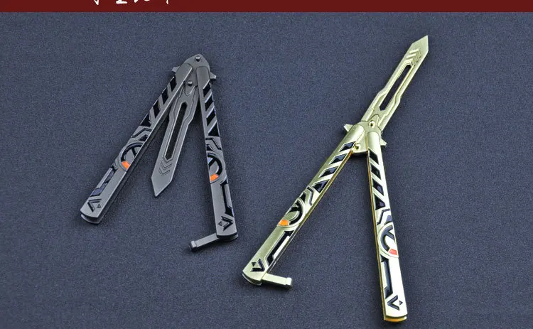 camping survival Butterfly Scythe Training Tools Anime Periphery Crafts Not Bladed Alloy Weapon Model Practice Knife
camping survival Butterfly Scythe Training Tools Anime Periphery Crafts Not Bladed Alloy Weapon Model Practice Knife