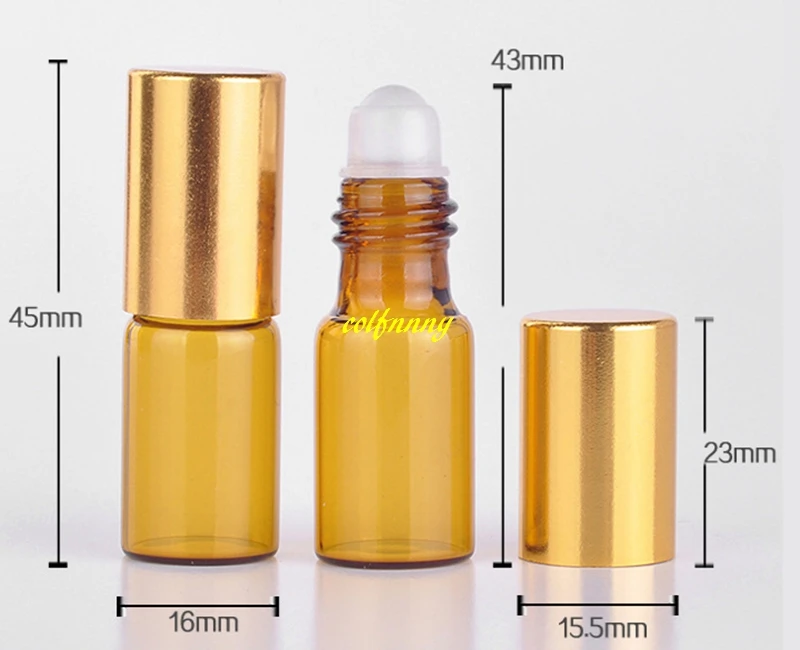500pcs/lot Fast shipping 3ml Amber Glass roll on bottle Essential Oil Empty Perfume Bottles With Gold & Silver cap
500pcs/lot Fast shipping 3ml Amber Glass roll on bottle Essential Oil Empty Perfume Bottles With Gold & Silver cap