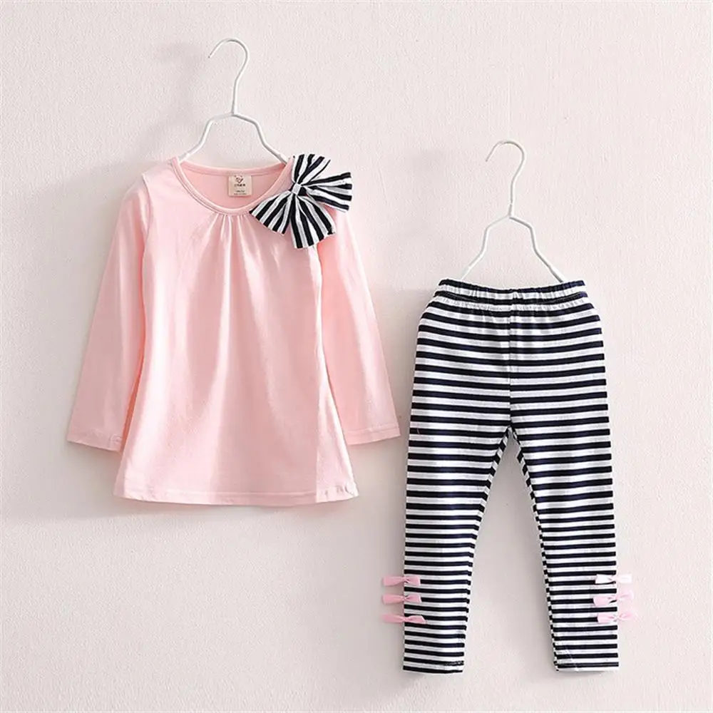 Cotton Girls Clothes Casual Children Clothing Set 2010 Long Sleeve Striped Shirts Leggings For Baby Girl Kids Tracksuit 3-7Years
Cotton Girls Clothes Casual Children Clothing Set 2010 Long Sleeve Striped Shirts Leggings For Baby Girl Kids Tracksuit 3-7Years