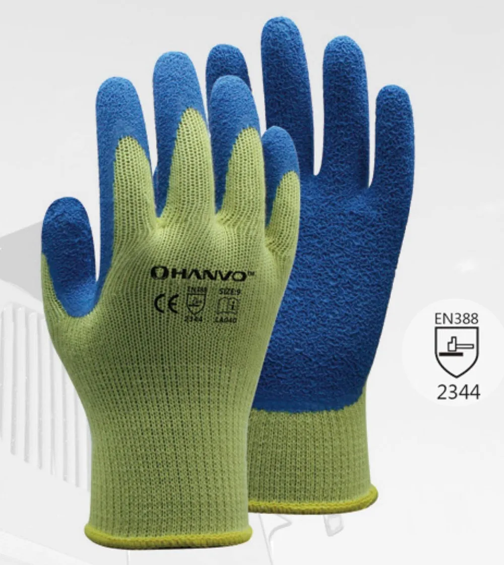 Anti Cut Safety Glove 10 Guage Aramid Fiber Lining With Latex Rough Coated Cut Resistance Work Glove
Anti Cut Safety Glove 10 Guage Aramid Fiber Lining With Latex Rough Coated Cut Resistance Work Glove