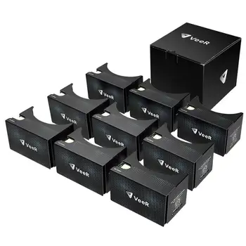 10pcs VeeR Virtual Reality Google Cardboard VR Box for VR 360 Videos & Movies Compatible with Smartphones 3.5-6 inches
10pcs VeeR Virtual Reality Google Cardboard VR Box for VR 360 Videos & Movies Compatible with Smartphones 3.5-6 inches