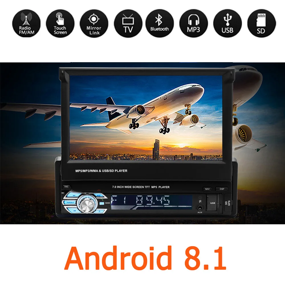 1 Din 7 Inch Car Radio Android 8.1 Am/Fm Wifi Gps Automotivo 1024*600 Px 1Din Autoradio Bluetooth Carro Stereo 45
1 Din 7 Inch Car Radio Android 8.1 Am/Fm Wifi Gps Automotivo 1024*600 Px 1Din Autoradio Bluetooth Carro Stereo 45