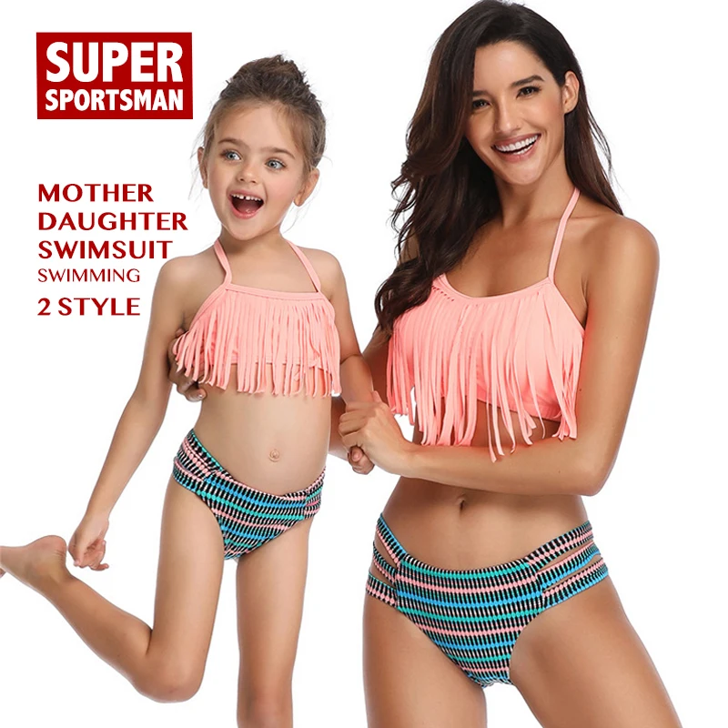 Kids Girls Bikini 2019 Family Swimsuit Mother Daughter Tassel Swimming Suit for Women Sexy Biquinis Children Swimwear Beach Wear
Kids Girls Bikini 2019 Family Swimsuit Mother Daughter Tassel Swimming Suit for Women Sexy Biquinis Children Swimwear Beach Wear
