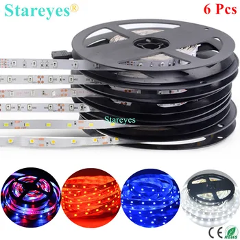 Free Shipping 6 pcs DC12V 5M SMD 2835 3528 300 LED Non Waterproof Single Color Strip Light Flexible led RGB Strip tape string
Free Shipping 6 pcs DC12V 5M SMD 2835 3528 300 LED Non Waterproof Single Color Strip Light Flexible led RGB Strip tape string