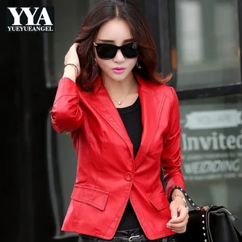 High Street Spring Fall Women PU Leather Jackets Female Motorcycle Red Slim OL Short Coats Ladies Outerwear Large Size M-5XL
High Street Spring Fall Women PU Leather Jackets Female Motorcycle Red Slim OL Short Coats Ladies Outerwear Large Size M-5XL