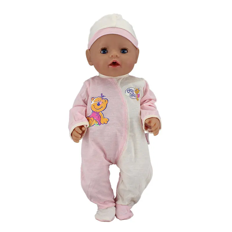 2 pieces Set + Cap clothes Wear fit for 43cm Baby Doll , Children best Birthday Gift
2 pieces Set + Cap clothes Wear fit for 43cm Baby Doll , Children best Birthday Gift