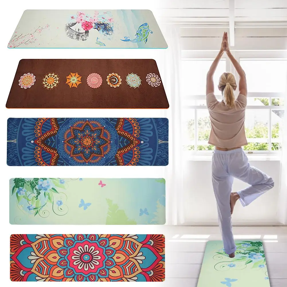 5mm Lotus Pattern Suede Mat TPE Yoga Pad Non-slip Slimming Fitness Exercise Softly Mat Fitness Body Building Pilates Mat
5mm Lotus Pattern Suede Mat TPE Yoga Pad Non-slip Slimming Fitness Exercise Softly Mat Fitness Body Building Pilates Mat