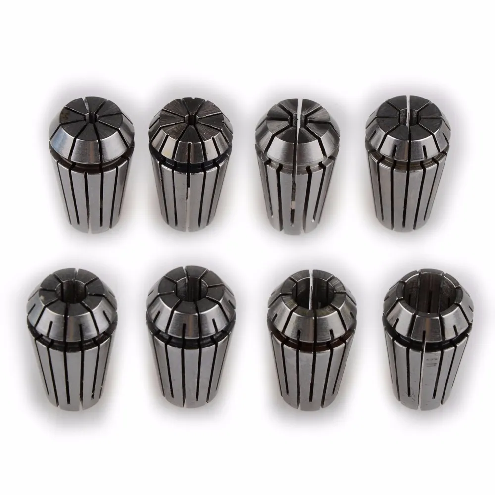 8Pcs/lot ER16 3-10mm Spring Collet Set For CNC Milling Machine Engraving Lathe Tool Free Shipping
8Pcs/lot ER16 3-10mm Spring Collet Set For CNC Milling Machine Engraving Lathe Tool Free Shipping