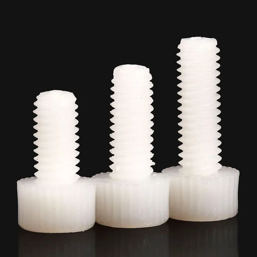 10-50pcs M3 M4 M5 M6 M8 White Nylon Hex Socket Head Cap Screw Plastic Screws Bolts Length 5-60mm
10-50pcs M3 M4 M5 M6 M8 White Nylon Hex Socket Head Cap Screw Plastic Screws Bolts Length 5-60mm