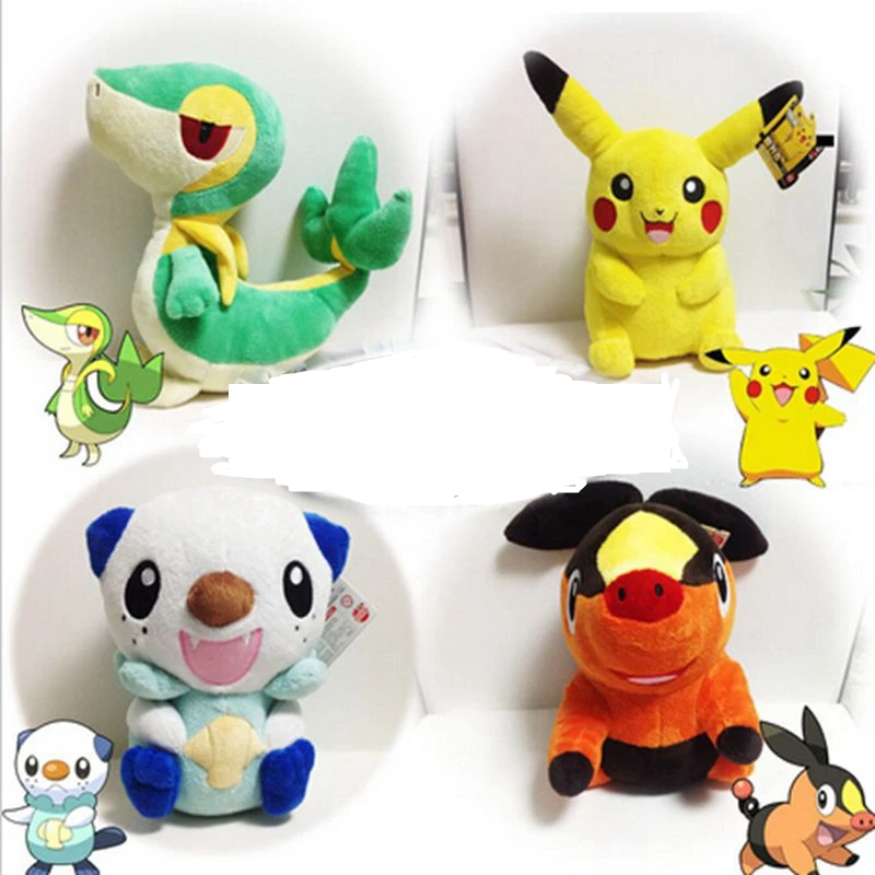 30cm Pikachu Plush Toy Pikachu Oshawott Snivy Tepig Soft Stuffed Animal Plush Doll With Tag Plush Toys kids toys Gift
30cm Pikachu Plush Toy Pikachu Oshawott Snivy Tepig Soft Stuffed Animal Plush Doll With Tag Plush Toys kids toys Gift