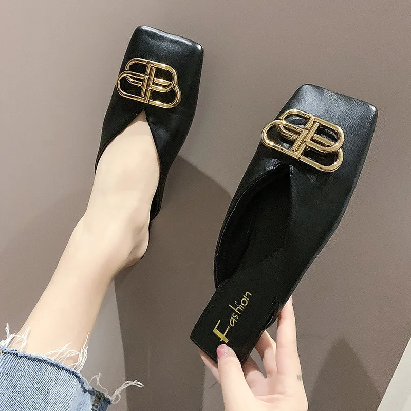 2019 New Fashion Women Slippers Rome Closed Toe Low Heels Solid Slides Handmade Slip-on Shoes Casual Top Quality Ladies Shoes
2019 New Fashion Women Slippers Rome Closed Toe Low Heels Solid Slides Handmade Slip-on Shoes Casual Top Quality Ladies Shoes