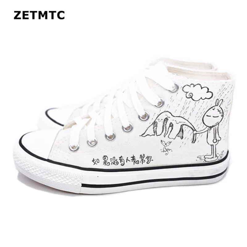 Fashion 2019 women vulcanized sneakers Plus Size 35-43 high-top flats hand-painted casual white students shoes woman canvas shoe
Fashion 2019 women vulcanized sneakers Plus Size 35-43 high-top flats hand-painted casual white students shoes woman canvas shoe