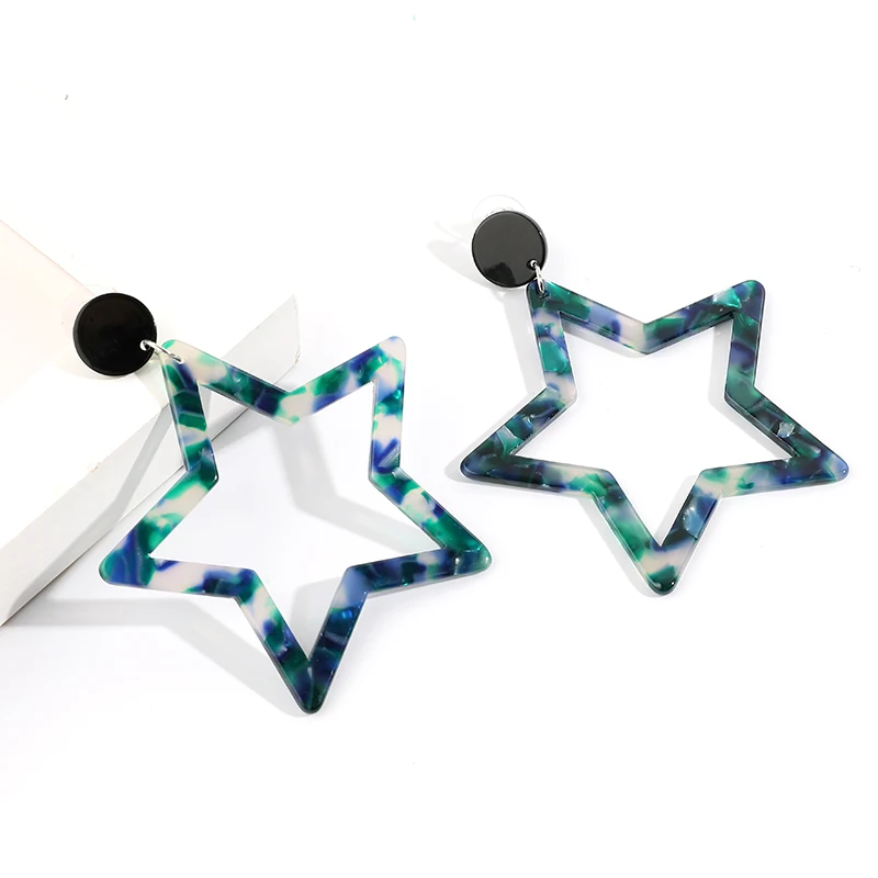 Five Star Statement Dangle Earring For Women Korean Style Sweet Ladies Elegant Designs Boho Long Brincos Earrings Jewelry Gifts
Five Star Statement Dangle Earring For Women Korean Style Sweet Ladies Elegant Designs Boho Long Brincos Earrings Jewelry Gifts