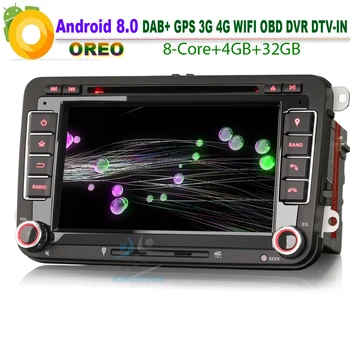 7" Android 8.0 DAB+ 8-Core Sat Nav WiFi 3G GPS DVR DTV-IN Bluetooth Car Stereo BT DVD CD Car Radio for SKODA Octavia Limousine
7" Android 8.0 DAB+ 8-Core Sat Nav WiFi 3G GPS DVR DTV-IN Bluetooth Car Stereo BT DVD CD Car Radio for SKODA Octavia Limousine