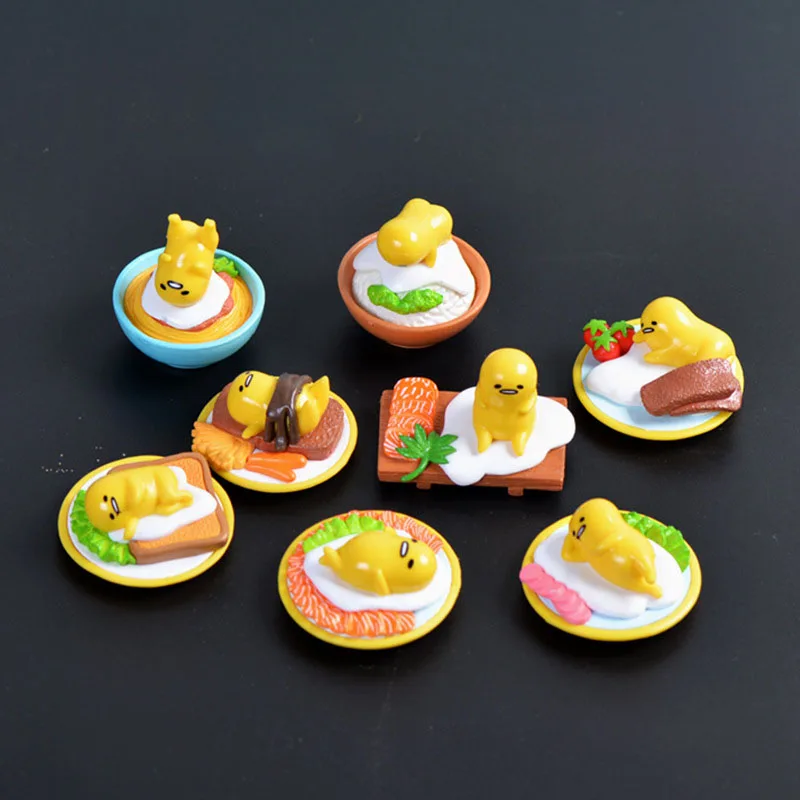 Japanese Original Bulks 8pcs cute Gudetama Lazy Egg Yellow Egg hot dog Omelette eggshell candy food toys model figure rement
Japanese Original Bulks 8pcs cute Gudetama Lazy Egg Yellow Egg hot dog Omelette eggshell candy food toys model figure rement