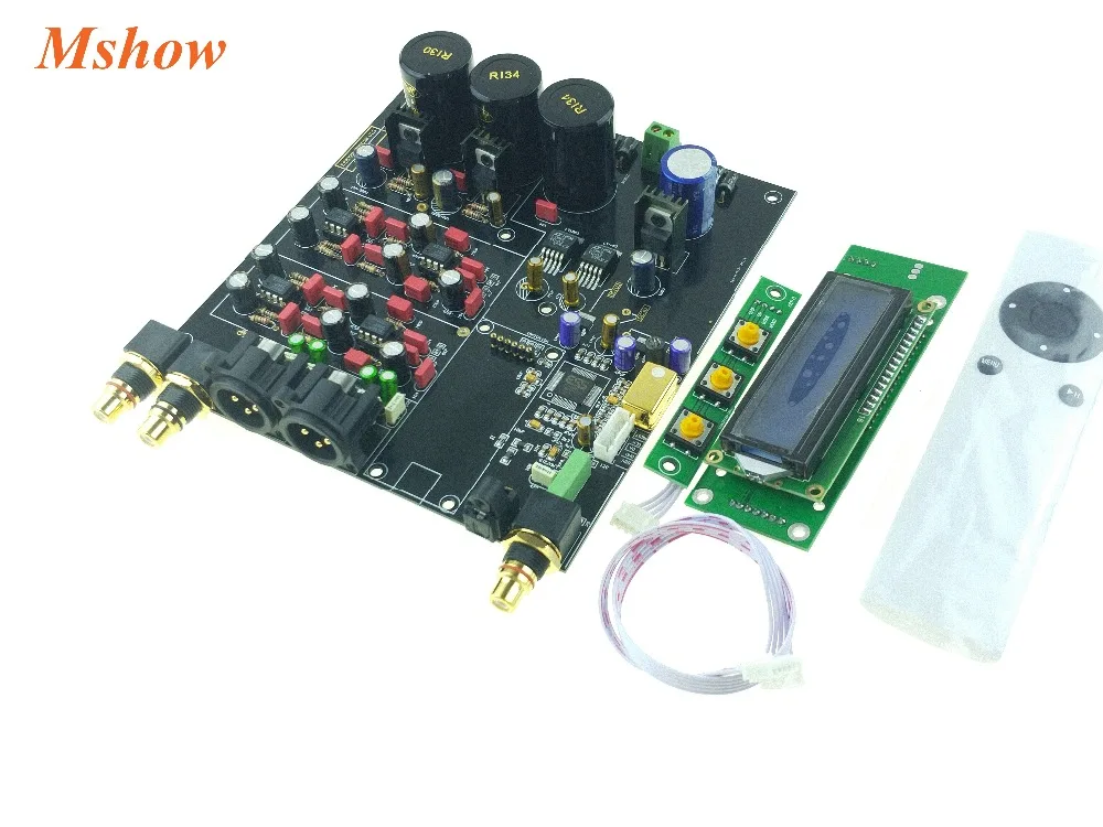 Новый ES9028 ES9028PRO DAC I2S 384K DSD XLR высокое качество hifi аудио вариант Amanero или XMOS USB модуль