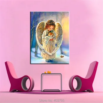 Modern HD Printed Painting Landscape Cartoon Angel Girl Home Decor for Kids Room
Modern HD Printed Painting Landscape Cartoon Angel Girl Home Decor for Kids Room