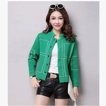 2017 Korean Fashion Casual Autumn Winter Women Sweater Plaid Coat Long Sleeve Elegant Women Cardigan Winter Coat
2017 Korean Fashion Casual Autumn Winter Women Sweater Plaid Coat Long Sleeve Elegant Women Cardigan Winter Coat