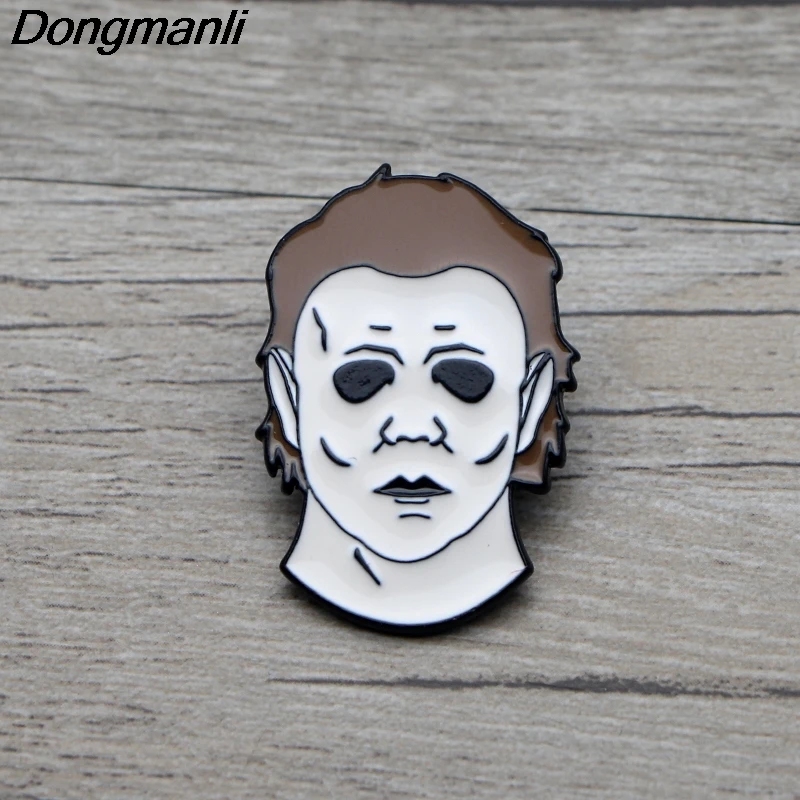 L3650 Halloween Michael Myers Horror Enamel Pin Brooches Cartoon Creative Metal Brooch Pins Denim Hat Badge Collar Jewelry 1pcs
L3650 Halloween Michael Myers Horror Enamel Pin Brooches Cartoon Creative Metal Brooch Pins Denim Hat Badge Collar Jewelry 1pcs
