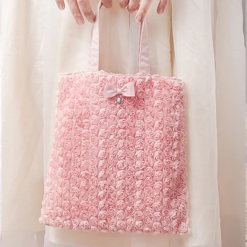 Women Totes Lace Handbags Pink Lolita Shoulder Bags Flower Rose Bags Princess Bow Tie Wedding Purse Quality 2019 New Ladies Bags
Women Totes Lace Handbags Pink Lolita Shoulder Bags Flower Rose Bags Princess Bow Tie Wedding Purse Quality 2019 New Ladies Bags