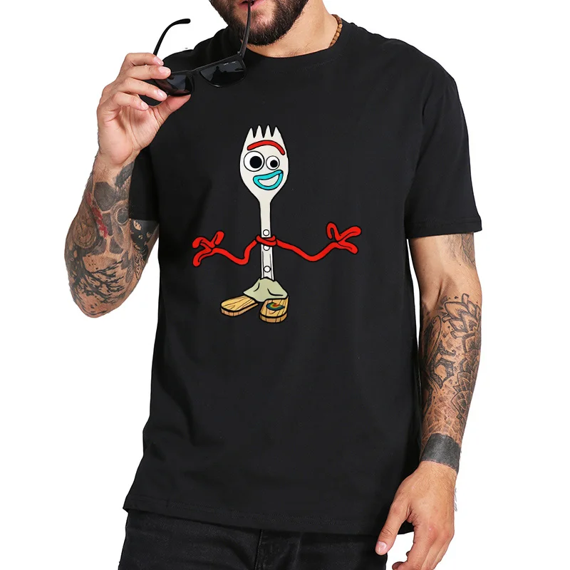 Funny T Shirt Forky Toy Story Tshirt EU Size 100% Cotton Casual Short Sleeves High Quality Crew Neck Camisetas
Funny T Shirt Forky Toy Story Tshirt EU Size 100% Cotton Casual Short Sleeves High Quality Crew Neck Camisetas