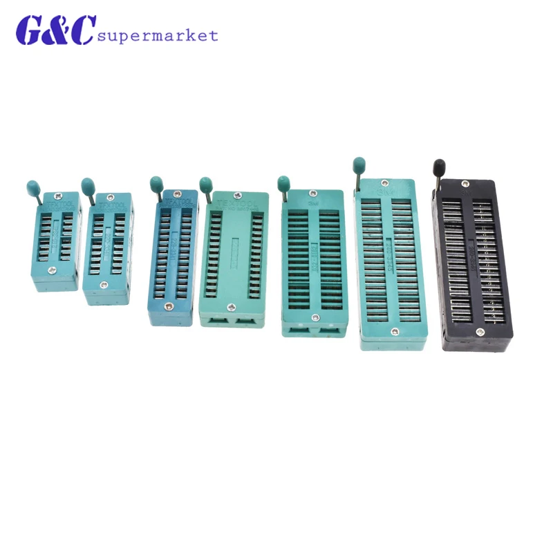 1PCS 16 20 28 28(WIDE) 32 40 40(BLACK) Pins Test Universal ZIF IC Socket 16P 20P 28P 32P 40P Sockets AF
1PCS 16 20 28 28(WIDE) 32 40 40(BLACK) Pins Test Universal ZIF IC Socket 16P 20P 28P 32P 40P Sockets AF
