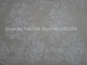 150cm x 3meter/pc Gorgous Chantilly Bridal Lace Material, Corded French Lace Trim net off White Fabric with cord fabric
150cm x 3meter/pc Gorgous Chantilly Bridal Lace Material, Corded French Lace Trim net off White Fabric with cord fabric