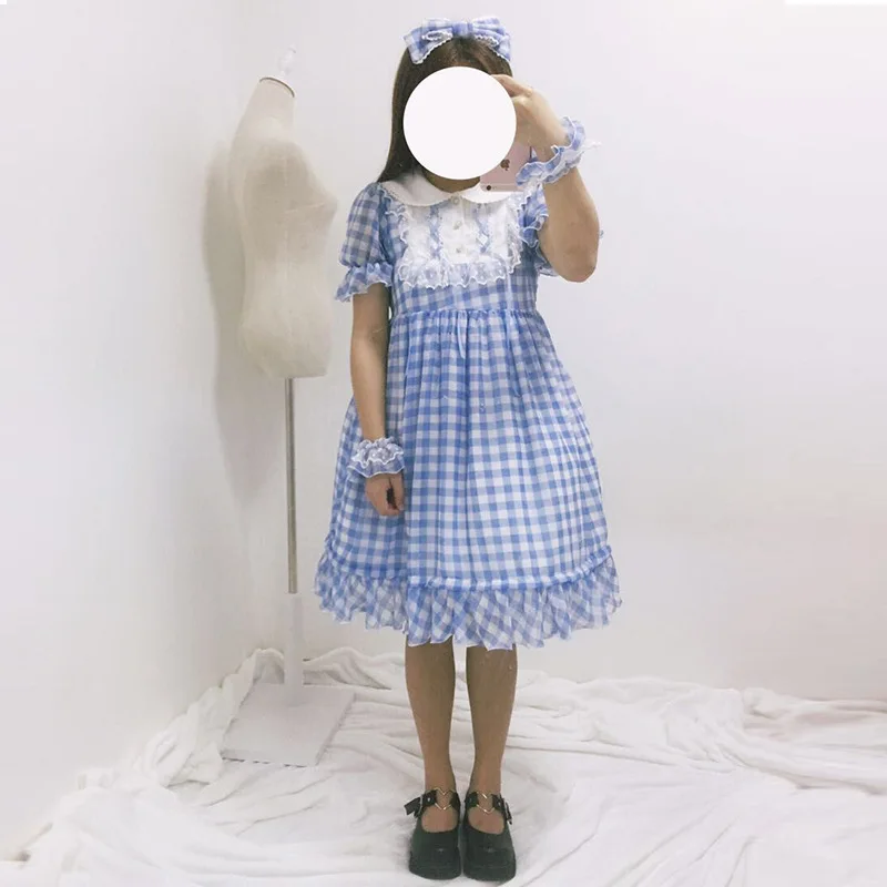 Free New Arrival Sale Shipping 2019 Flying Sweet Lolita Chequered Dresses Japanese Girl Bowknot Op Princess Spot Wholesale
Free New Arrival Sale Shipping 2019 Flying Sweet Lolita Chequered Dresses Japanese Girl Bowknot Op Princess Spot Wholesale