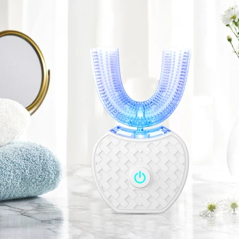 2 Sets Adults Sonic Toothbrush Smart U 360 Automatic Electric Toothbrush USB Charger + Replacement Heads 60ml Liquid Toothpaste
2 Sets Adults Sonic Toothbrush Smart U 360 Automatic Electric Toothbrush USB Charger + Replacement Heads 60ml Liquid Toothpaste