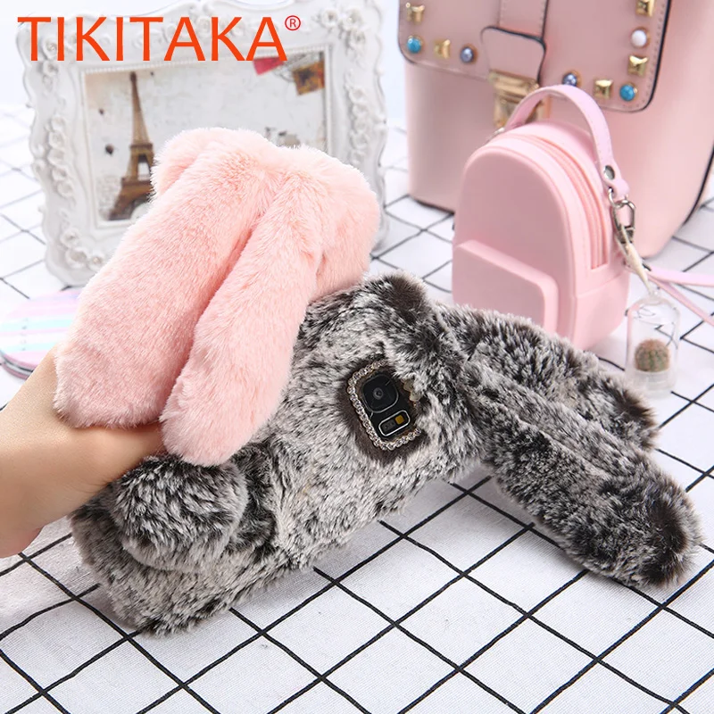 Cute Rabbit Hair Soft TPU Bling Phone Cases For Samsung Galaxy S8 Plus S7 S6 edge J3 J5 J7 A5 A7 Cover Fashion Long Ear Fur Case
Cute Rabbit Hair Soft TPU Bling Phone Cases For Samsung Galaxy S8 Plus S7 S6 edge J3 J5 J7 A5 A7 Cover Fashion Long Ear Fur Case